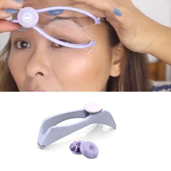 Ženy Odstránenie Chĺpkov Epilátor Mini Facial Hair Remover Jar Threading Tvár Defeatherer na Líca Obočie DIY make-up Krásy Nástroj 5