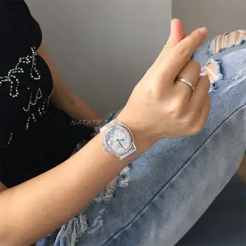NATATE Nové Willis Ženy Vode Odolné športové hodinky značky Bežné Perie Hodinky Módne Silikónové Popruh Quartz Žena Hodinky 5