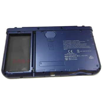 Pôvodné Bývanie Uprostred Shell Záves Časť Dolnej Strede Shell Kryt Batérie Prípade, Modrá Šedá Biela Pre NOVÉ 3DS XL NEW3DSXL LL 5
