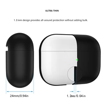 Pre Apple Airpods 3 Mäkké Silikónové Slúchadlá Kryt Pre Nové Airpods 3 Veci Ochranné Bezdrôtovej Komunikácie Bluetooth Headset Kryt Príslušenstvo 5