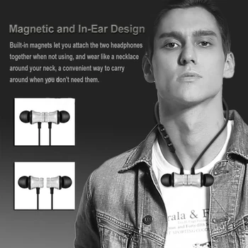 Xt11 Bezdrôtové Bluetooth-Kompatibilného Headsetu Športové Slúchadlá Neckband In-Ear Slúchadlá Pre Apple Samsung Smart Telefónov S Mic 5