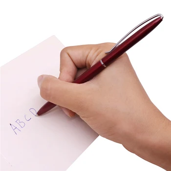 Hotel recepcia pero Office písať pero Kovové guľôčkové pero 0,5 mm atramentové pero Študent školy kancelárske potreby písacie potreby 5
