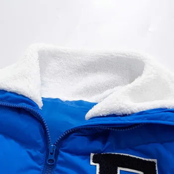 Zimné Oblečenie Žien Teplej Módy bundy Kabáty 2022 List Tlač Dlhý Rukáv Cardigan Teplé Bežné Bavlna Plodín Hrubé Bundy 5