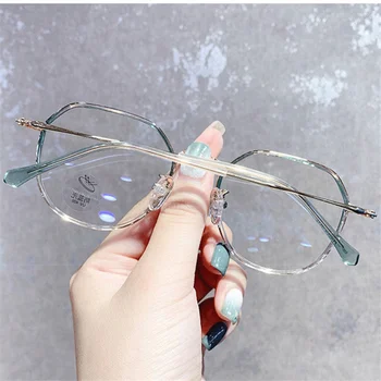 Krátkozrakosť Glasse Ženy s Mínus Stupeň Kolo Nearsighted Okuliare Skončil Diopter -0.5 Na -6 5