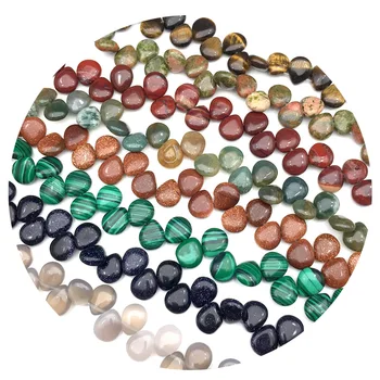 Prírodný kameň kvapka Vody tvar voľné korálky Crystal semifinished string perličiek DIY Elegantný Náhrdelník Náramok Šperky Robiť 5