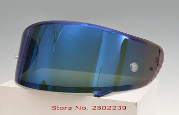 Motocyklové prilby anti fog Anti-UV PC clonu Objektívu Model pre SHOEI X14 plnú tvár prilba clonu zrkadlový Objektív 5