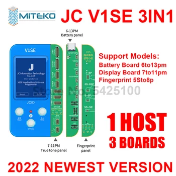 JC V1SE Programátor Dot Projektor Fotosenzitívne Pôvodný Farebný Dotykový Šok Batérie Odtlačkov prstov SN Reader pre 7 8 8P X 11 12 5