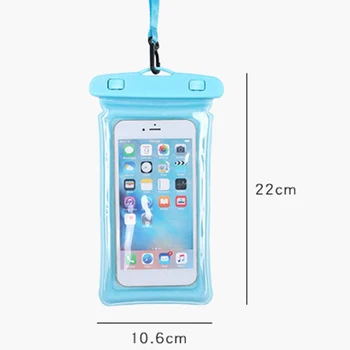 Mobilný Kryt puzdro Pre iPhone 13 11 12 Pro Max8 7 Huawei Xiao Redmi Samsung PVC Univerzálny Vodotesný Telefón Prípade, Vode odolná Taška 5