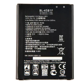 BL-45B1F batéria pre LG V10 batérie F600 Štýl 2 H961N H900 VS990 H968 BL45B1F Opravy Časť Pôvodnej Kapacity Mobilný Telefón 5