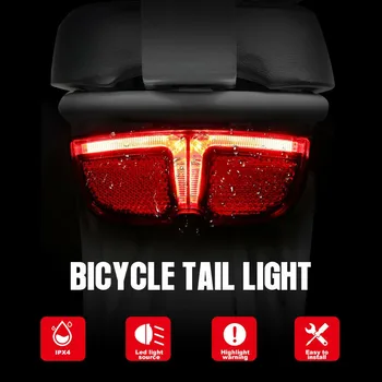 E Bike LED Žiarovka 6V predné svetlo zadné svetlo Pre Bafang Mid Motor Pohonu Zadných svetiel Brzdové Svetlo na Elektrický Bicykel Diely Príslušenstvo 5