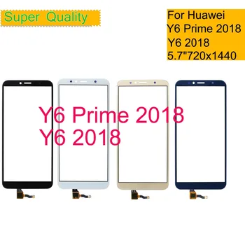 Pre Huawei Y6 PRIME 2018 ATU-L31 Dotykový Displej Y6 2018 Dotykový Panel Senzor Digitalizátorom. Predné Sklo, Vonkajší Objektív 5