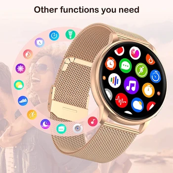 2022 Smart Hodinky Ženy Vlastné Dial Prijatie Hovoru Krvný Tlak Sledovať Športové Hodinky Mužov Nepremokavé Smartwatch Pre Samsung Xiao 5