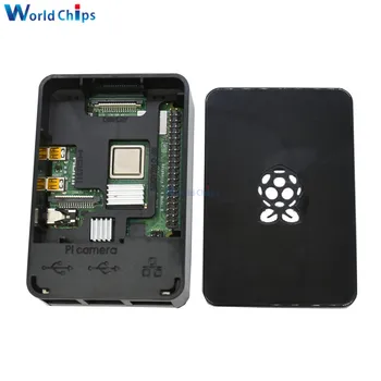 Raspberry Pi 4 ABS Prípade Plastový Rámček Čierny Biely Priehľadný Ochranný Kryt Plášťa V4 Aktualizované pre Raspberry Pi 4 5