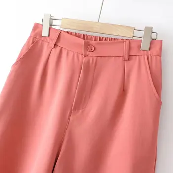 Plus Veľkosť Vyhovovali Šortky Pre Ženy Oblečenie Móda Úsek Širokú Nohu Krivky Hot Pants F11-6101 5