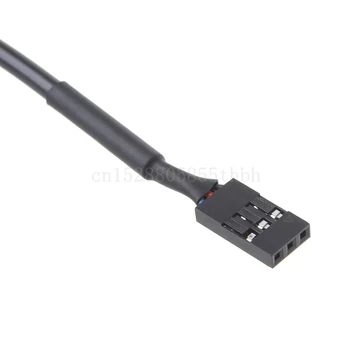 5V 3PIN RGB VDG Adaptér Line Konektor pre základnú Dosku 5V 3Pin VDG do Normálneho 3Pin Konverzný Kábel, Čierny 5